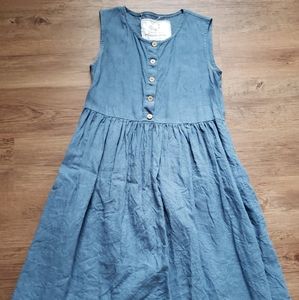 Not Perfect Linen Mama Dress XS